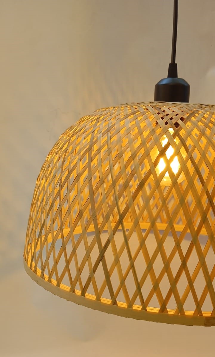 Luminária para Decoração com Elementos Naturais